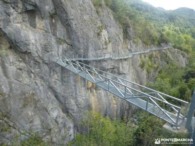 Valle del Tena - Pirineos Atlánticos; pasarelas del vero valle de liebana rio tormes santa maria de 